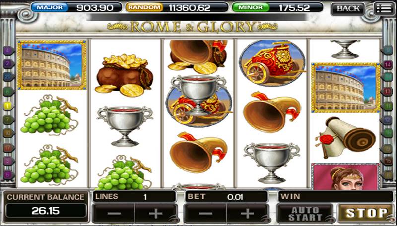 Rome and Glory slot game