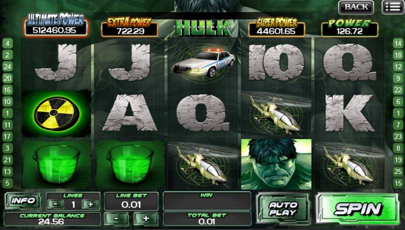 Incredible Hulk Slot Machine Game 005