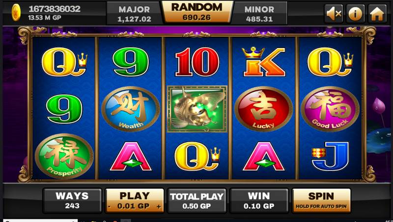 image of the 5 KOI LEGENDS slot game