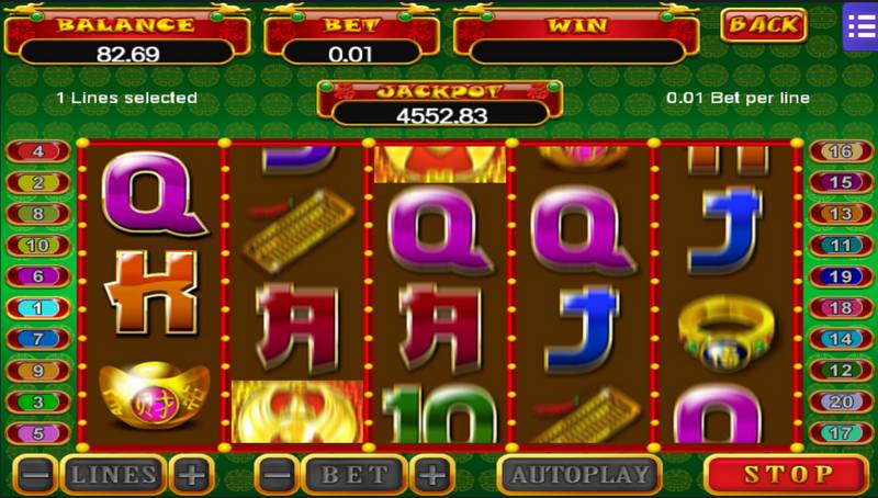 picture of luxury home in 5 Fortune slot game