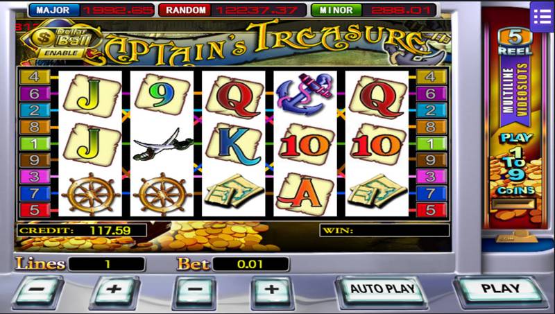 Captain's Treasure Slot