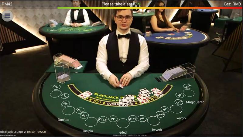 Jackpot Live Casino game