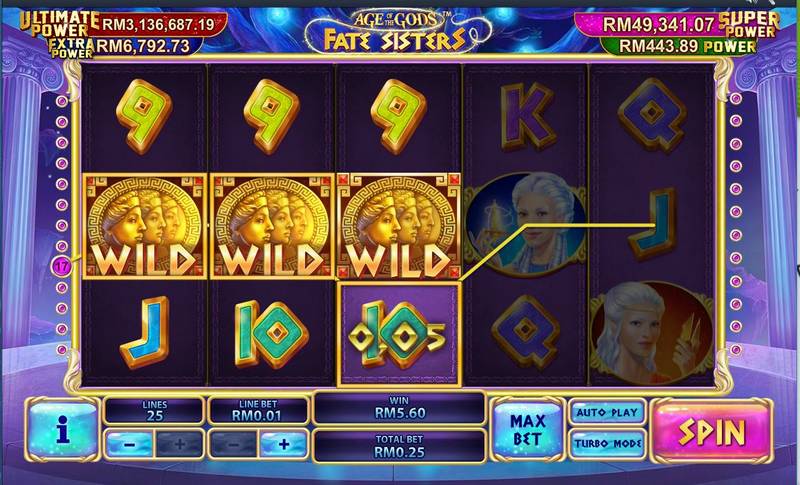 Age of Gods, Casino Game, Gambling, Slots, Mythology.