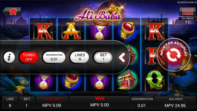 Image of the Middle Eastern lady in the Alibaba and 40 Thieves slot game