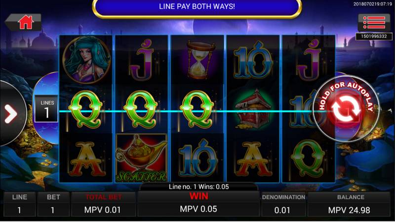 Image of a scatter symbol in the Alibaba and 40 Thieves slot game
