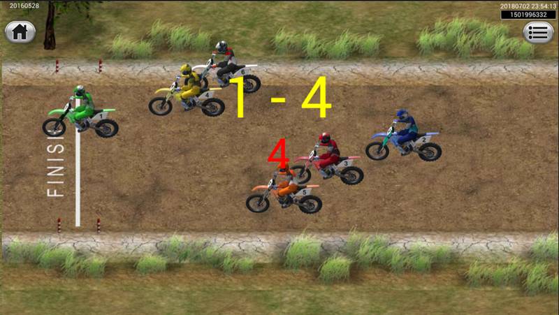 Blue Dirt Bike Casino Game