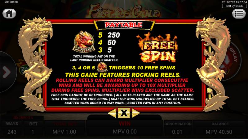 Adjusting coin denominations in Fist of Gold Slot for maximum wins