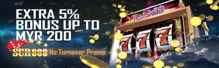 5% BONUS on Top up for all members