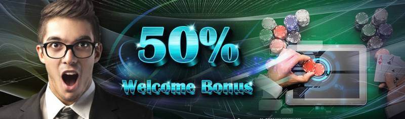 50% welcome bonus for new member!!