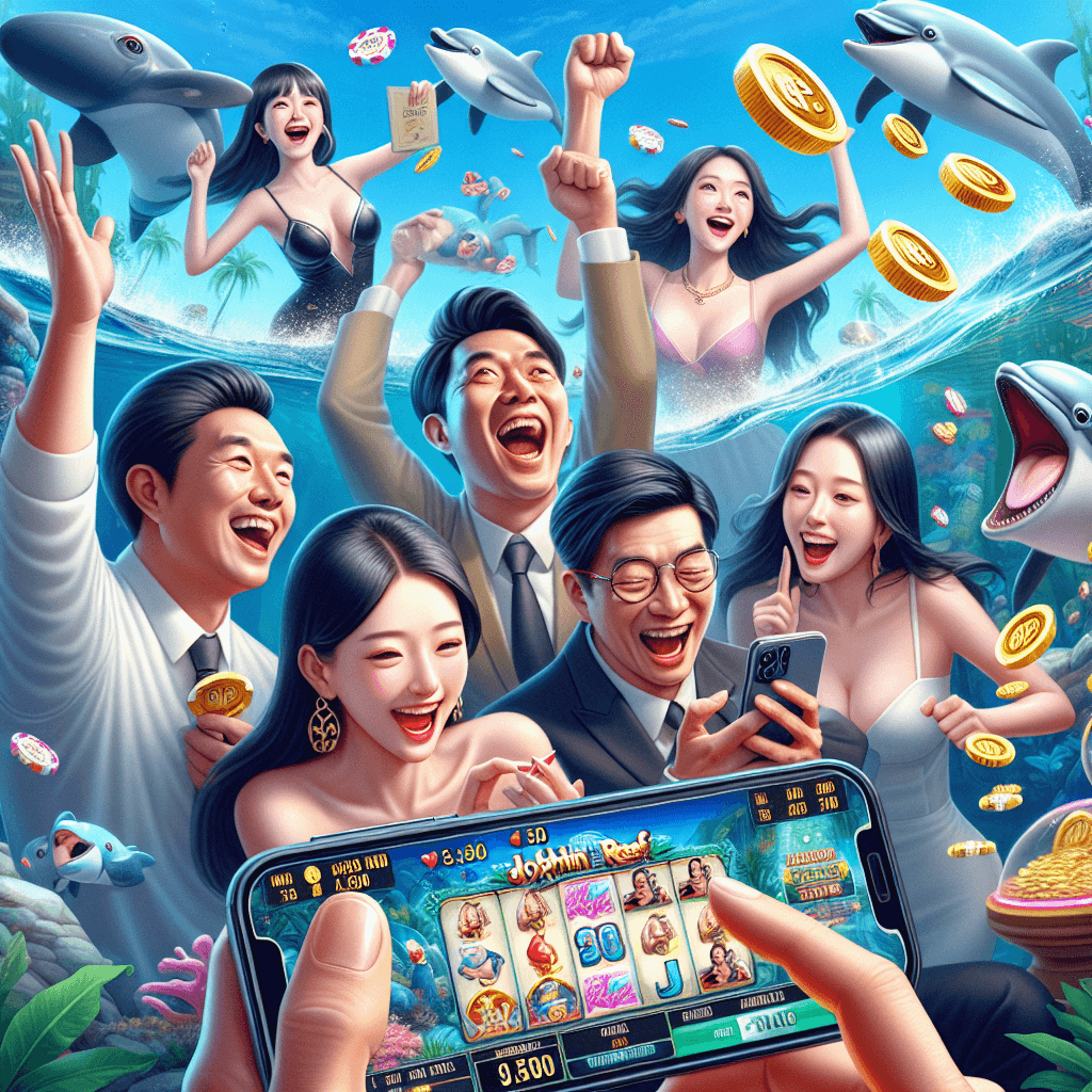 918kiss, Dolphin Reef, online casino, slot games, jackpot, Fortune Four, win big, MYR 500, underwater adventure, marine life