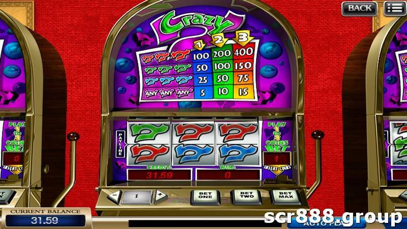 Crazy 7 Slot, SCR 888, Casino, Gambling, Jackpot