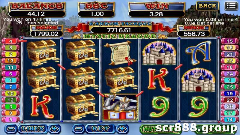 SCR888's Dragon online slot game