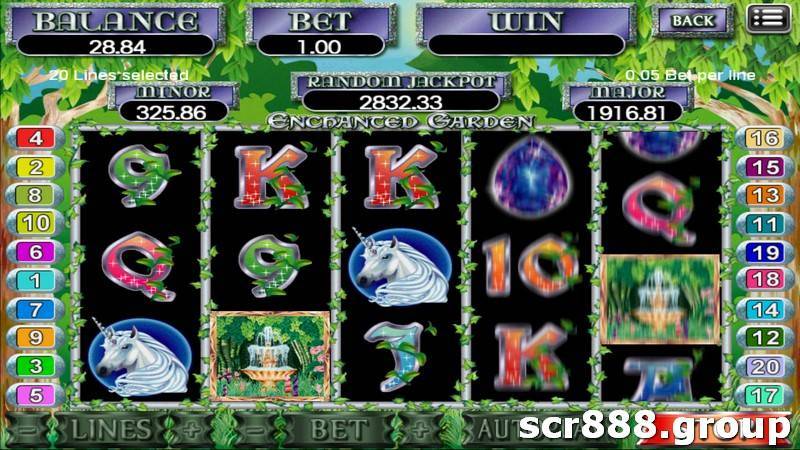 Enjoy the vibrant graphics of SCR888's Garden Slot