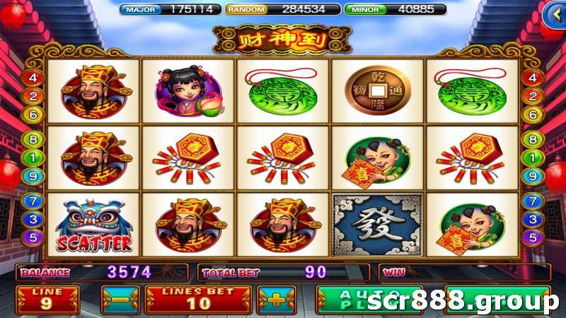 SC888's God Of Wealth slot