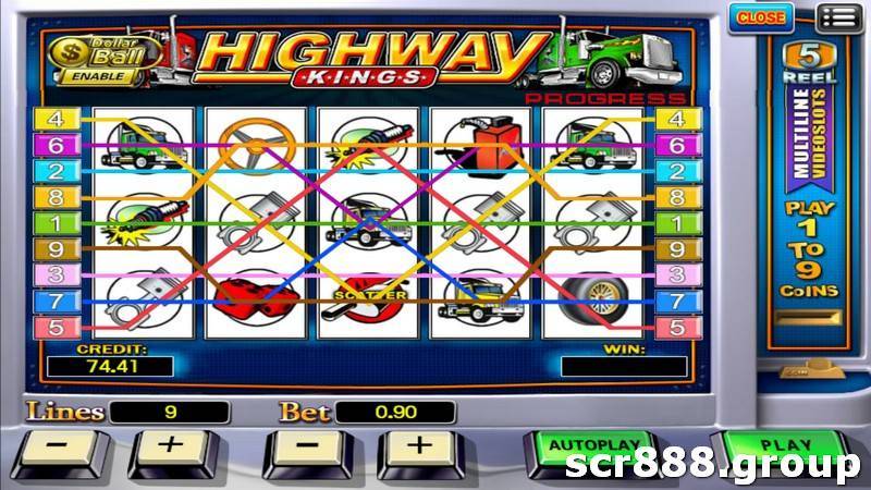 Win big with free spins and bonus rounds in SCR888's Classic Highway slot