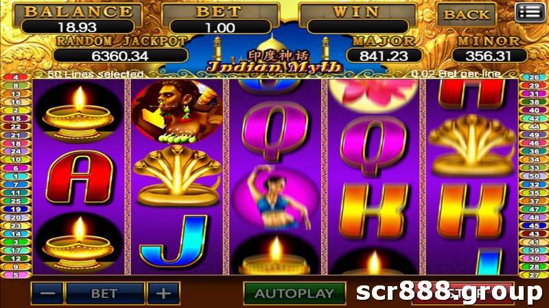 Indian Myth theme online slot game