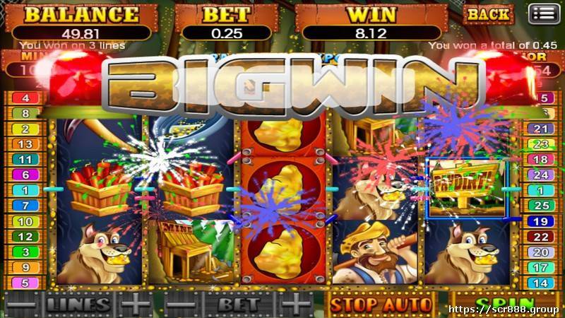 SCR888's Pay Dirt Slot Game