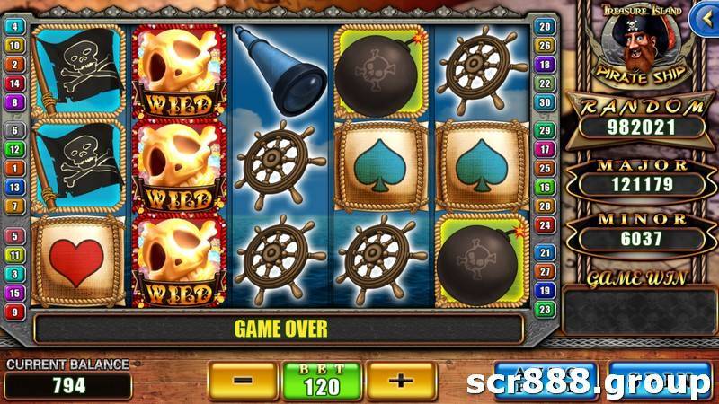 SCR888's Pirate Ship slot game Image 2